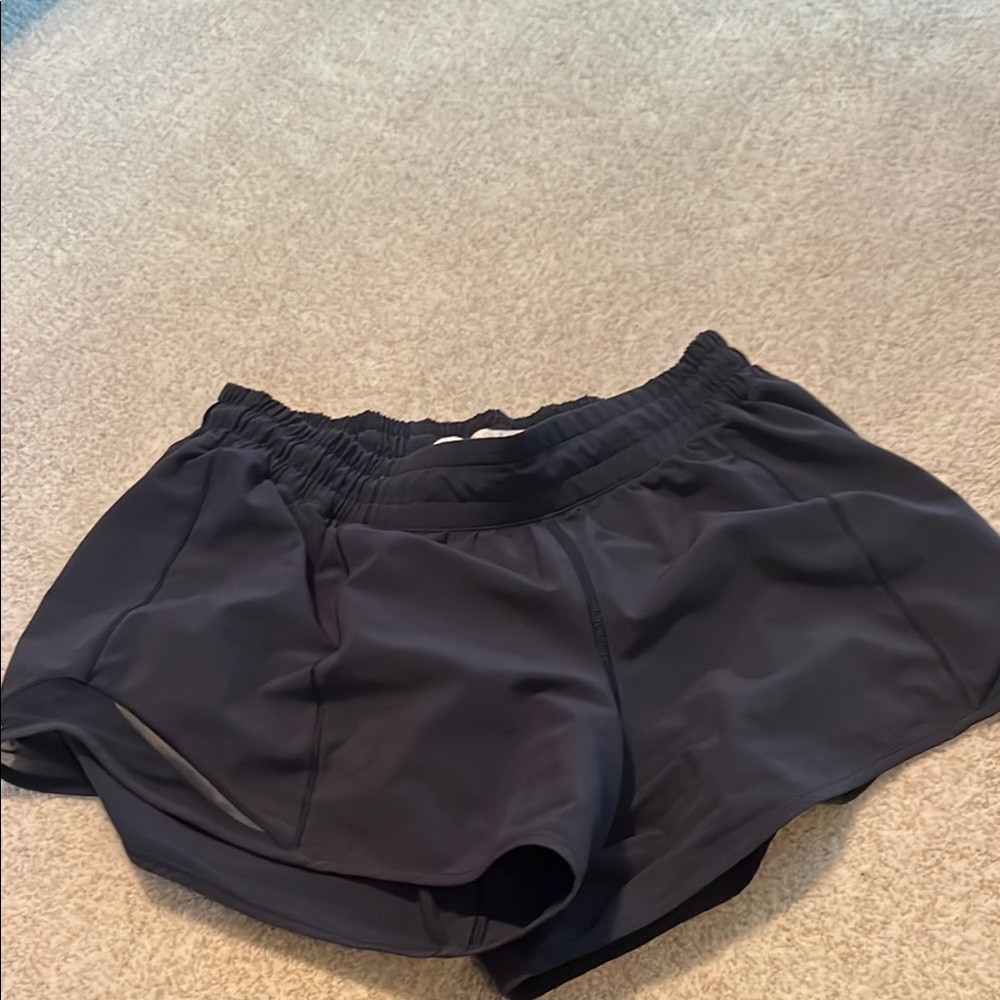Lulu navy 2.5 inch long hotty hot shorts